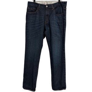 2/$25 U.S. Polo Assn. Dark Blue Men's Straight Jeans 34x32 100% Cotton